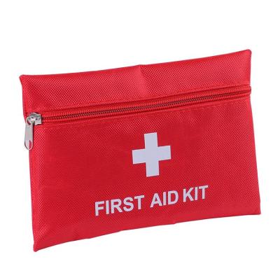 China Outdoor Survival 47 Pieces In A Cheap China Made Mini Portable Red Sports Medical First Aid Kit Set for sale