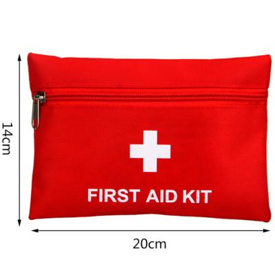 China Best Type High Quality 23 Pieces Outdoor Survival in 1 Clinic Portable Spare Kit Medical First Aid Kit for sale