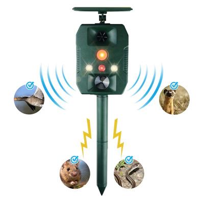 China SJZ-618 Top Sale Amazon Solar Ultrasonic Animal Reflector Viable Outdoor Dog Mole Alert Pigeon Bird Bird Pest Control for sale