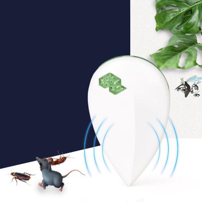 China Saijinzhi Disposable USA Factory/UK/EU Non-Toxic Electronic Ultrasonic Indoor Mosquito Rat Repellent/Plug With 2 LED Night Light for sale