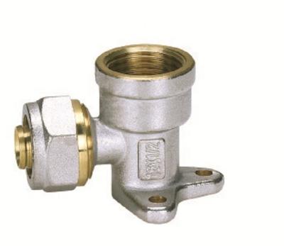 China Pipe Fitting, Brass Fitting, Equal Elbow Wall-Plated for sale