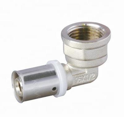 China PRESS FITTING, PIPE FITTING, FEMALE ELBOW FOR PEX-AL-PEX PIPE equal for sale