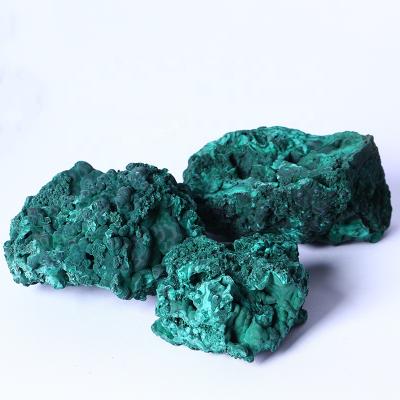 China Wholesale High Quality Natural Malachite Natural Spiritual Healing Raw Mineral Quartz Specimen Gemstone Europe Loose Rough Stone for sale