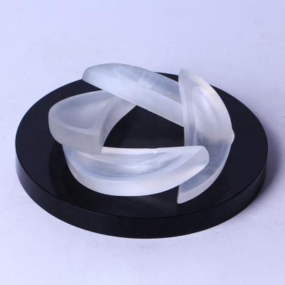 China Selenite Hand Made High Quality Natural Wholesale Crystal Bowl Selenite Moon Bowl From Europe Craft For Home Decoration for sale