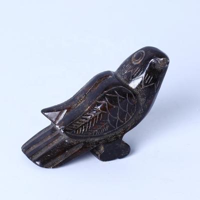 China Wholesale Bulk Europe High Quality Natural Hand Carved Healing Wood Birds Carving For Collection for sale