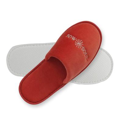 China Fashion disposable hotel slippers, hotel slippers making machine, personalized hotel slippers with logo for sale