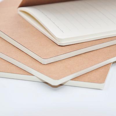 China Custom Line Book Student B5 Notes Diary A4 Hardcover Kraft Notebook A4 Car Line Notebook for sale