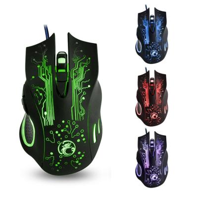 China Direct Colorful Finger iMICE Factory X9 USB Optical Gaming Mouse LOL Gaming Mouse for sale