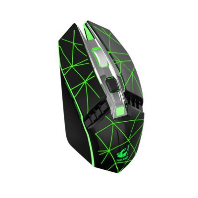 China Free Gaming Wolf X5 Wireless Mouse Optical Ergonomic PC Notebook Gaming Mouse Mute Mouse for sale