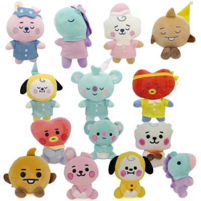 China Cartoon Toy Plush Toy Down Cotton Youth Group Bangtan Boys Cartoon Doll Doll Cute Korean Birthday Gift for sale