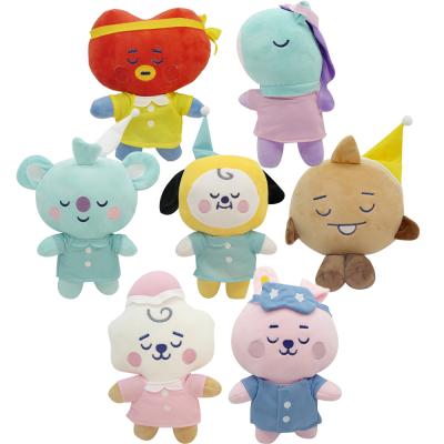 China Bulletproof Plush Toy 20CM Cartoon Toy Down Cotton Cute Korean Youth League Cartoon Doll Birthday Gift for sale