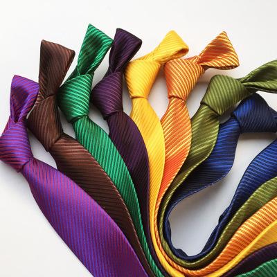 China Fashional Cloth Neck Tie Business Tie Solid Color High Density Polyester Silk Men's Tie for sale