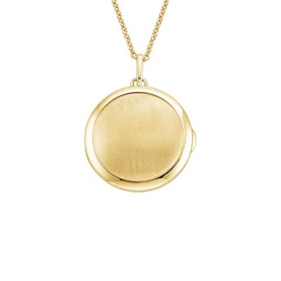 China New Arrival Romantic Round Shape Fashion 18k Yellow Gold Pendant For Women for sale