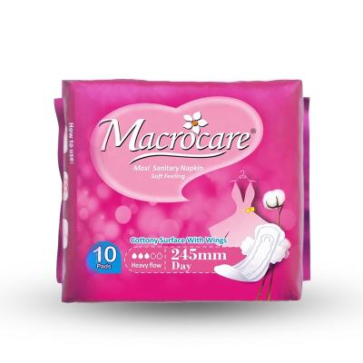 China Best Price Lady Sanitary Napkin Disposable Super Absorbent Cotton Sanitary Pads Manufacturer In China for sale