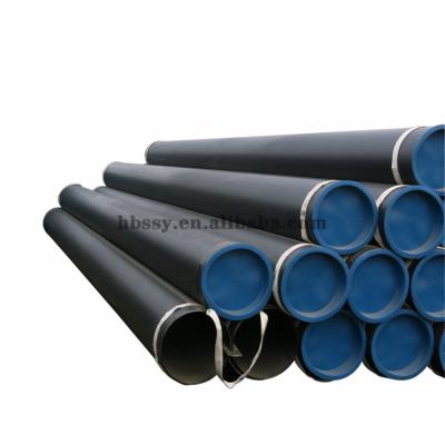 China Seamless Steel Pipe ASTM A53 GR.B Liquid Black Pipe for sale