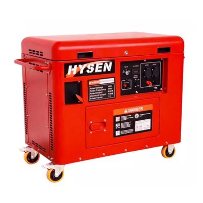 China Portable Generator Supply Electric Power For Hysen 5KW 6KW 7kw Home Use Electric Gasoline Silent Sound Insulation Generators Portable Generator for sale