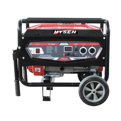 China Portable generator supply electric power for home use china professional factory 2500w 3kw electric powerful inverter 7hp 3 kw alternetor gasoline genretor for sale