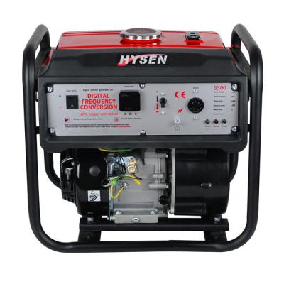 China Manufacturer Wholesale 3KW 4KW home use gasoline generator power generador inverter permanent magnet 9 L for sale