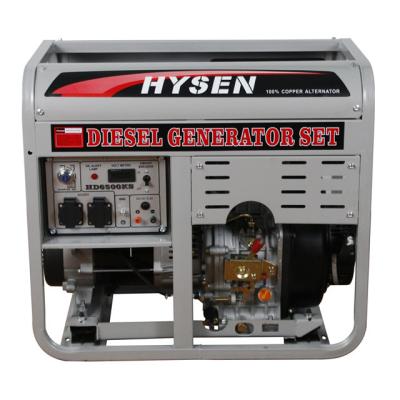 China High quality Chinese LIFAN engine 5kw 6kw 7kw 8kw 6kva small diesel generator 12.5L for sale