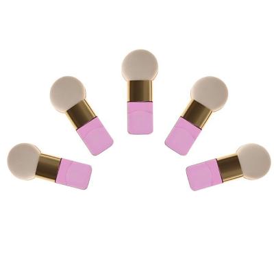 China Female Travel Eyeshadow Dual Head Mini Set Makeup Sponge Brush Makeup Applicator for sale