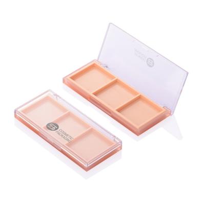 China Other Color Eyeshadow Wholesale Custom Private Label 3 Color Blush Compact Box,Empty Makeup Tray for sale