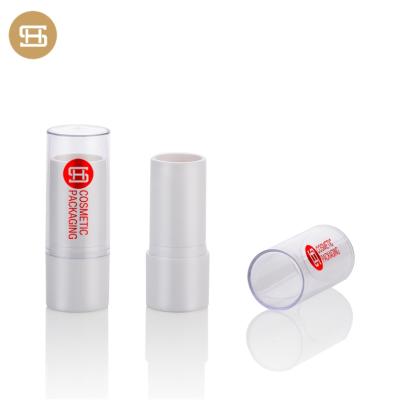 China Cosmetics Wholesale Cosmetic Concealer Pencil White Empty Plastic Makeup Blush Stick Packaging Container for sale