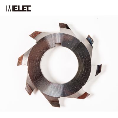 China MELEC CNC Process Customized Diameter Tungsten Thickness Steel Precise Machine Tools 8 Teeth Saw Blade Cutters For Metal for sale