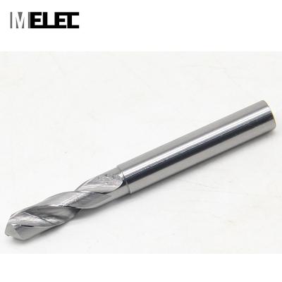 China Customized CNC Process MELEC Drilling Tools Size Steel Material Tungsten Alloy Carbide Hard Drill For Aluminum for sale