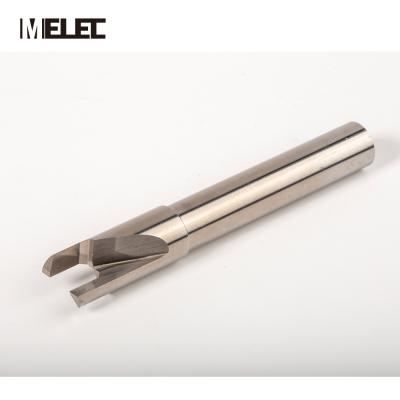 China CNC Process MELEC CNC Tools Customizable Size Tungsten Alloy Material Hard Carbide Steel Trepanning End Mill For Welding for sale