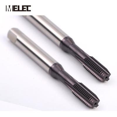 China CNC Process MELEC Tungsten Size M4*0.7*Z3-M16*2.0*Z4 Straight Flute Steel Carbide Customized Tap for sale