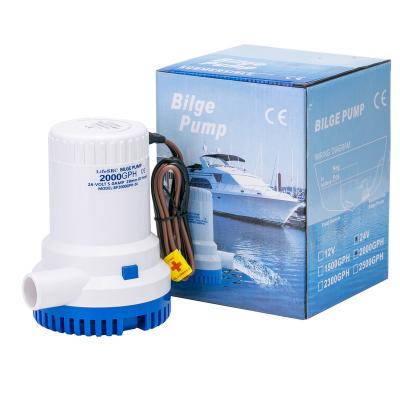 China LifeSRC 12v/24v Bilge Pump Electric For Marine submersible rv boat caravan around 18AWG for sale