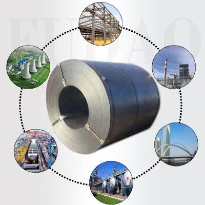 China Boiler Sheet Ss400, Q235, Q345 Black Steel Coil Carbon Steel Hot Rolled Steel Coil for sale