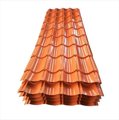 China Container Metal Ppgi Roofing Sheet Steel Roofing Sheet Color Coated Corrugated Steel Plate for sale