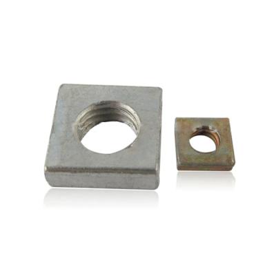 China Heavy Industry DIN562 Thin Thin Square Nuts DIN 562 Stainless Steel A2 Square Nut for sale