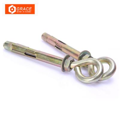 China China Steel OEM Galvanized Expanding Sleeve Anchor Eye Bolt Eye Expansion Anchor Bolt for sale