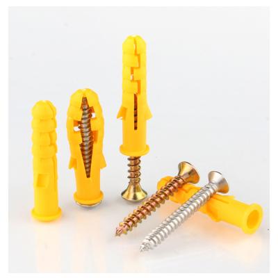 China Wood/Plastic/Rubber Plastic Nylon Drywall Wall Anchors Wall Plug Anchor With Tapping Screws For Plasterboard for sale