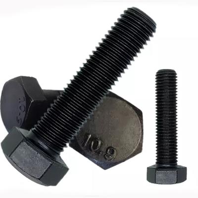 China Industry Grade10.9 Black Oxide Hex Bolt GB5783 for sale