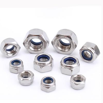 China DIN982 Heavy Industry Stainless Steel Nylon Insert Lock Nut for sale