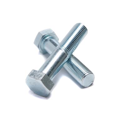 China Industry Grade8.8 Zinc Hex Bolt GB5782 Blue White Hex Head Bolts Heavy External Hex Bolt for sale