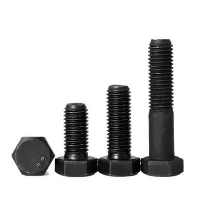 China DIN933 Carbon Steel Grade 8.8 Black Oxide Coating External Hex Bolt for sale