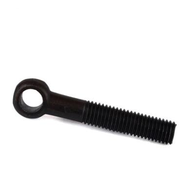 China DIN444 Black Oxide Coating Black Grade 4.8 Carbon Steel Bolt Eye Coating Industry DIN444 Oxide Lifting Eye Bolt for sale