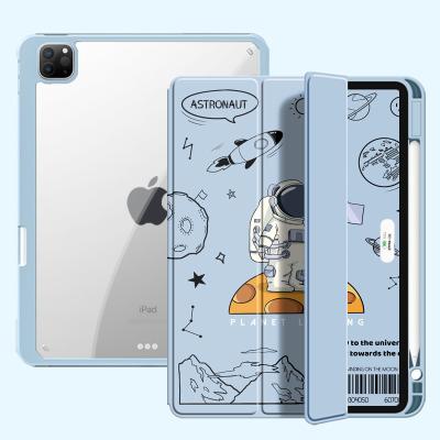 China Custom Shockproof Case Cover Tablet UV Pattern Printing Free Design For Ipad Pencil Case For Ipad 12.9 Case for sale