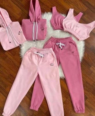 China Three Piece Set Hooded Hooded Casual Clothing Outdoor Long Running Anti-pilling Zipper Tops Sports Sets for sale