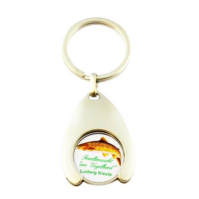 China Coin Key Chain For Shopping Carts Hot Plastic Trolley Hook Holder Coin Key Chains Luxury Metal Key Chains for sale