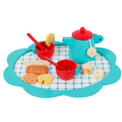 China Kitchen Toys Toys Food Afternoon Kids Tea Set Toys Wooden Tea Set Tea Set Toys for sale