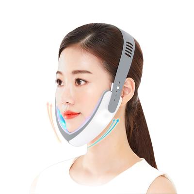 China Portable Anti-puffiness YanYi LED V Shape Electric Facial Massage Slimming Device Face Lift Up Machine for sale