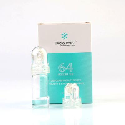 China YanYi 0.5mm Needle Micro Meso Hydraneedle 64 Derma Roller for Blood Vessel Removal for sale