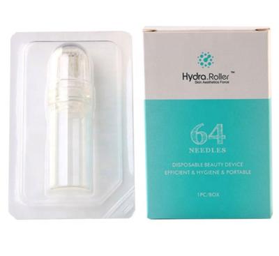 China YanYi Microneedle Titanium Hydra Roller 64 Blood Vessel Removal Derma Roller Bottle Of 20 Gold Tips for sale