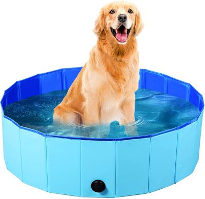 China Stored portable outdoor foldable kiddie pool pet pool for sale