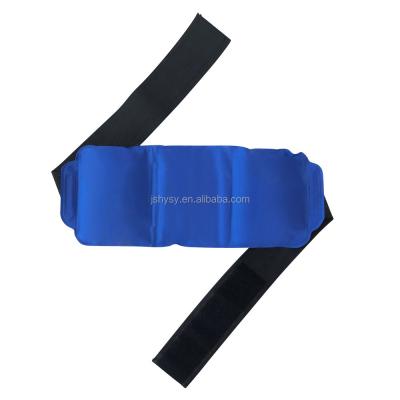 China Adjustable PVC+CMC Medical Therapy Gel Ice Pack Cooling Strap For Hot And Cold Wrap Injury Wrap for sale